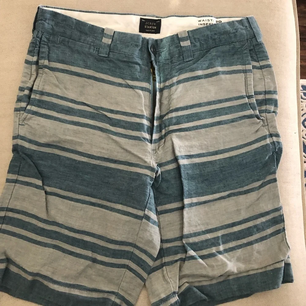 J. Crew Stanton Striped Shorts